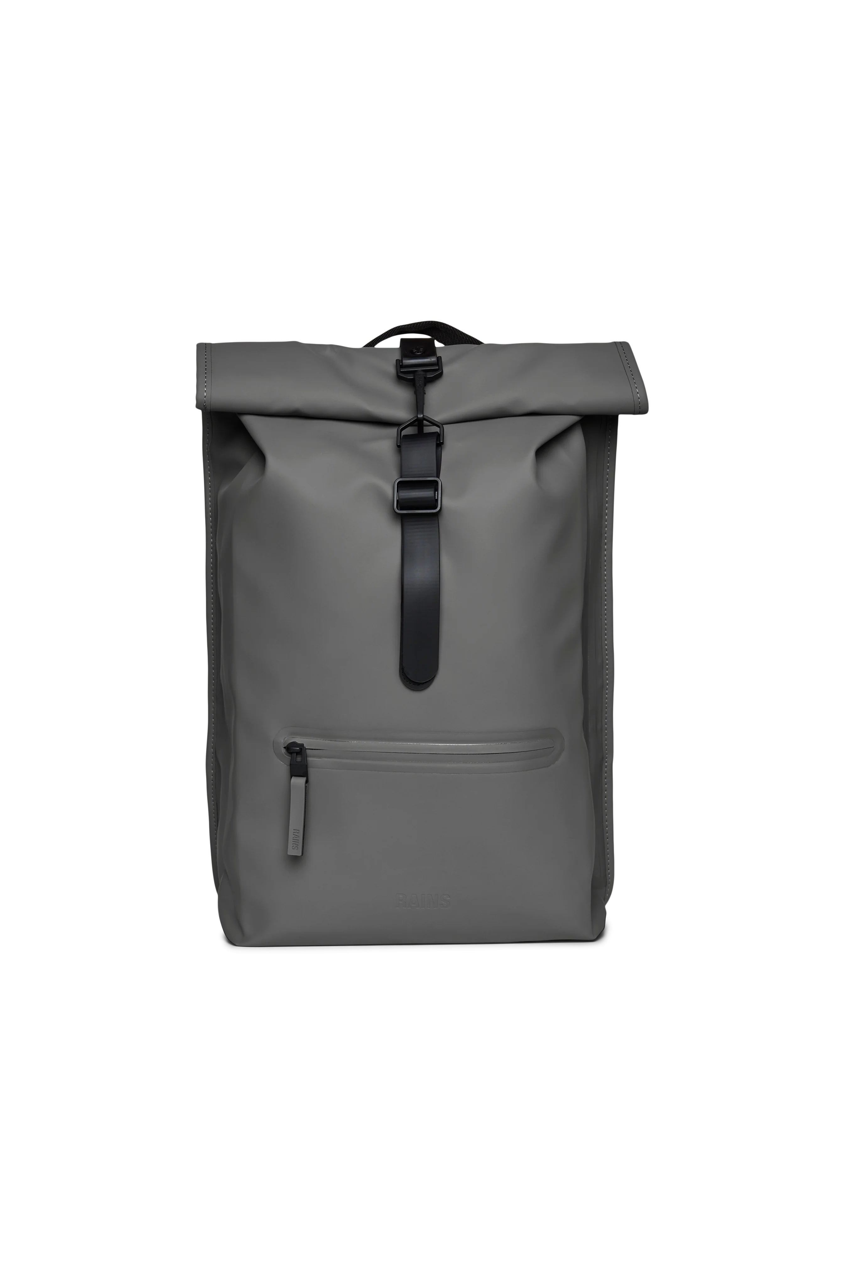 2025 Rolltop-rygsæk – Vandtæt urban rygsæk med roll-top-lukning. Siderum til laptop og sikker brystrem