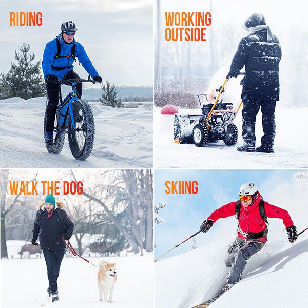 (Gratisgeschenk) Hochwertige beheizbare Socken mit wiederaufladbaren Akkus und Fernbedienung