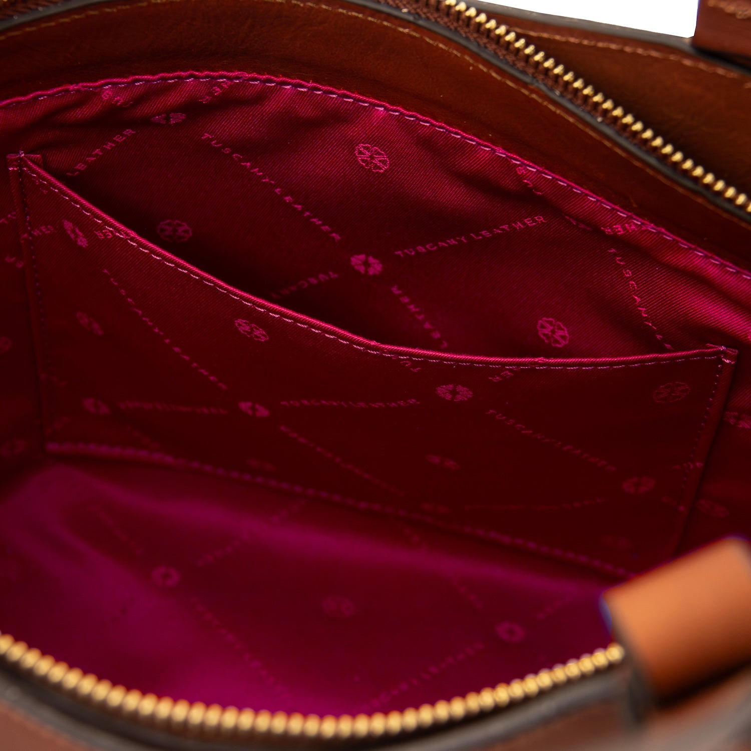 Libra - Long handle leather tote bag | TL142562