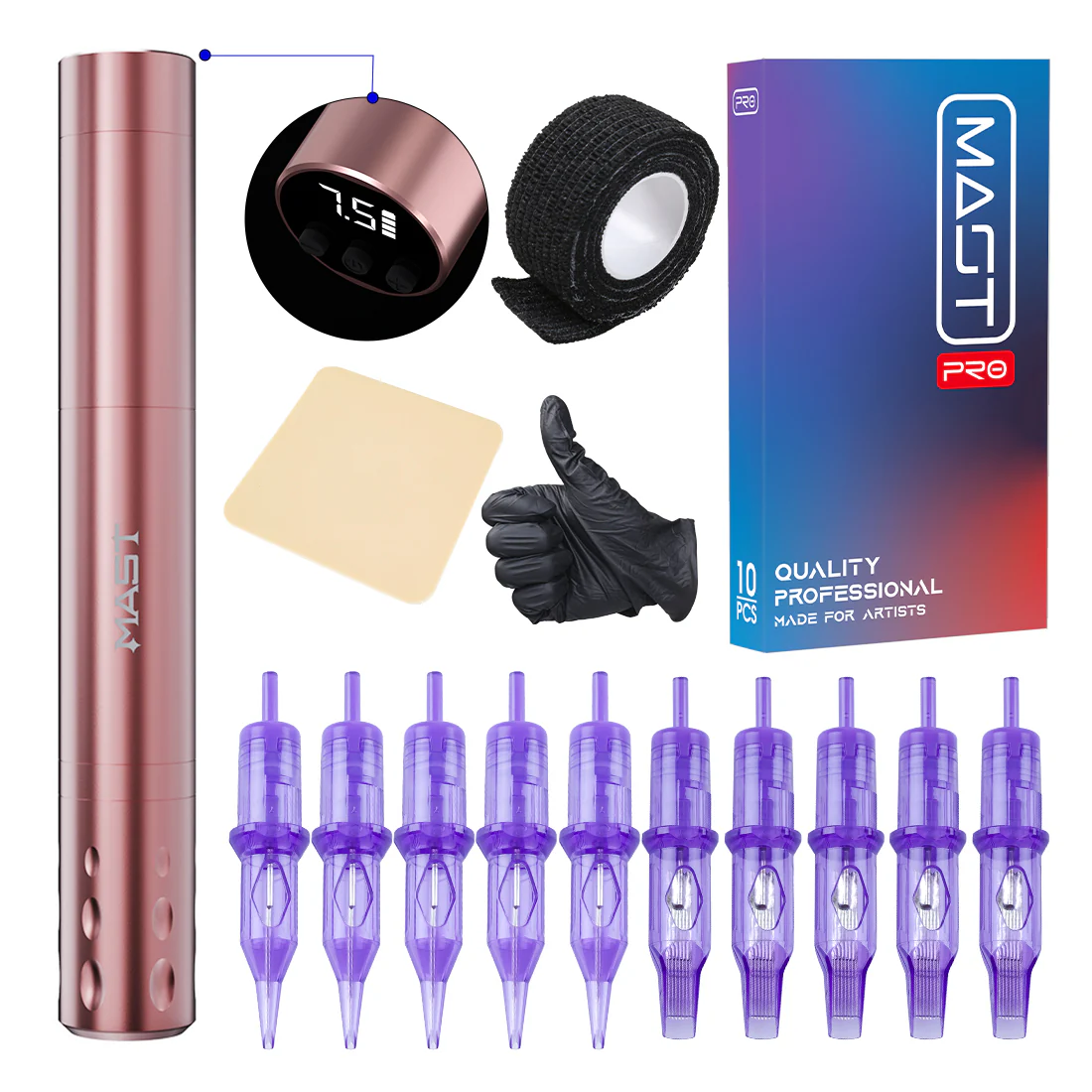 Kit de machine à tatouer sans fil Mast Tour Fly