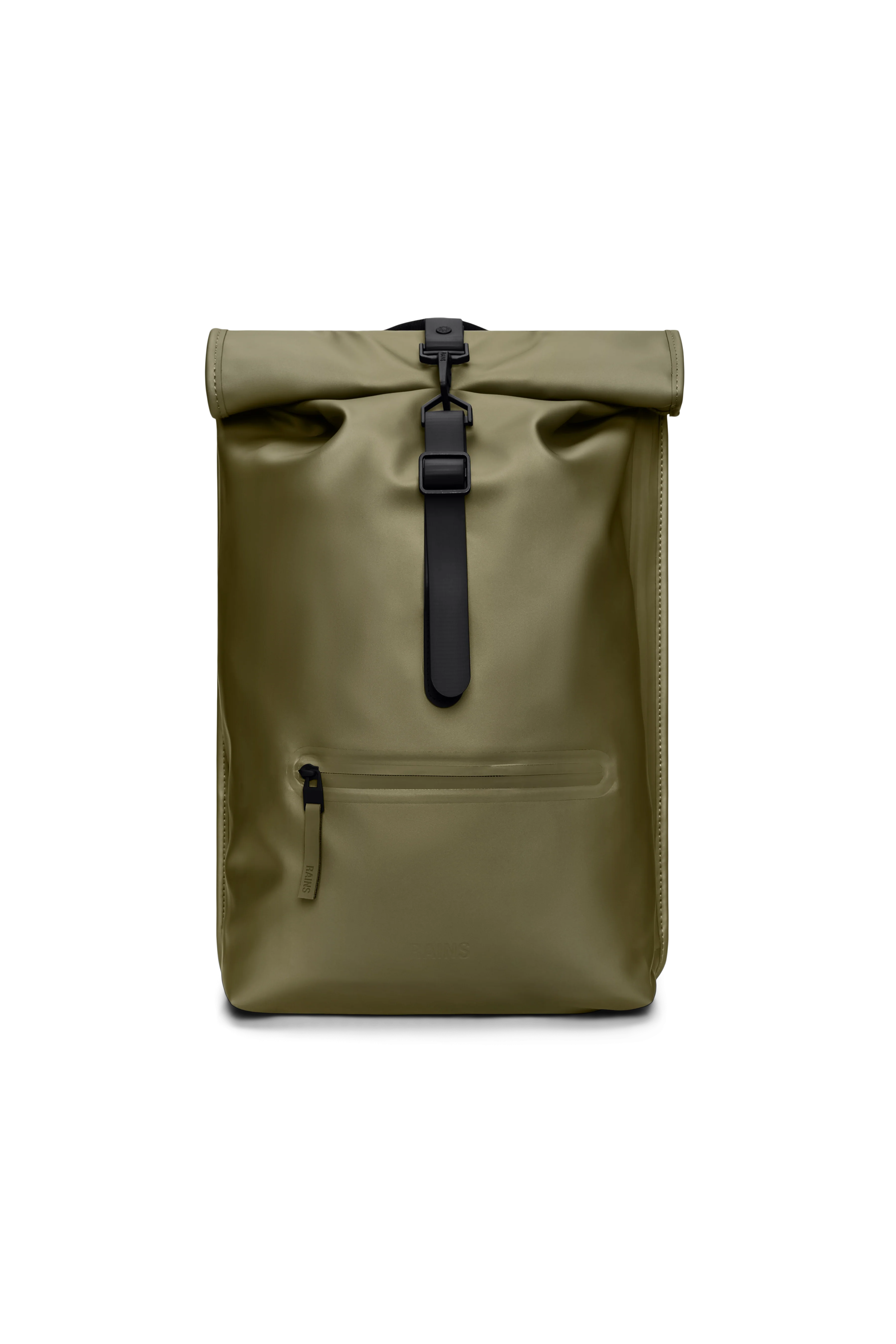 2025 Rolltop-rygsæk – Vandtæt urban rygsæk med roll-top-lukning. Siderum til laptop og sikker brystrem