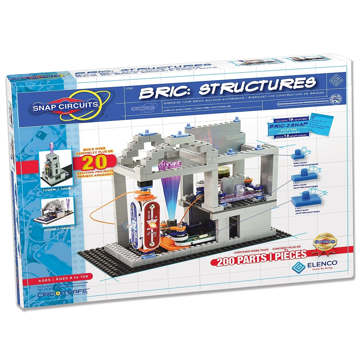 Snap Circuits Bric, Strukturen