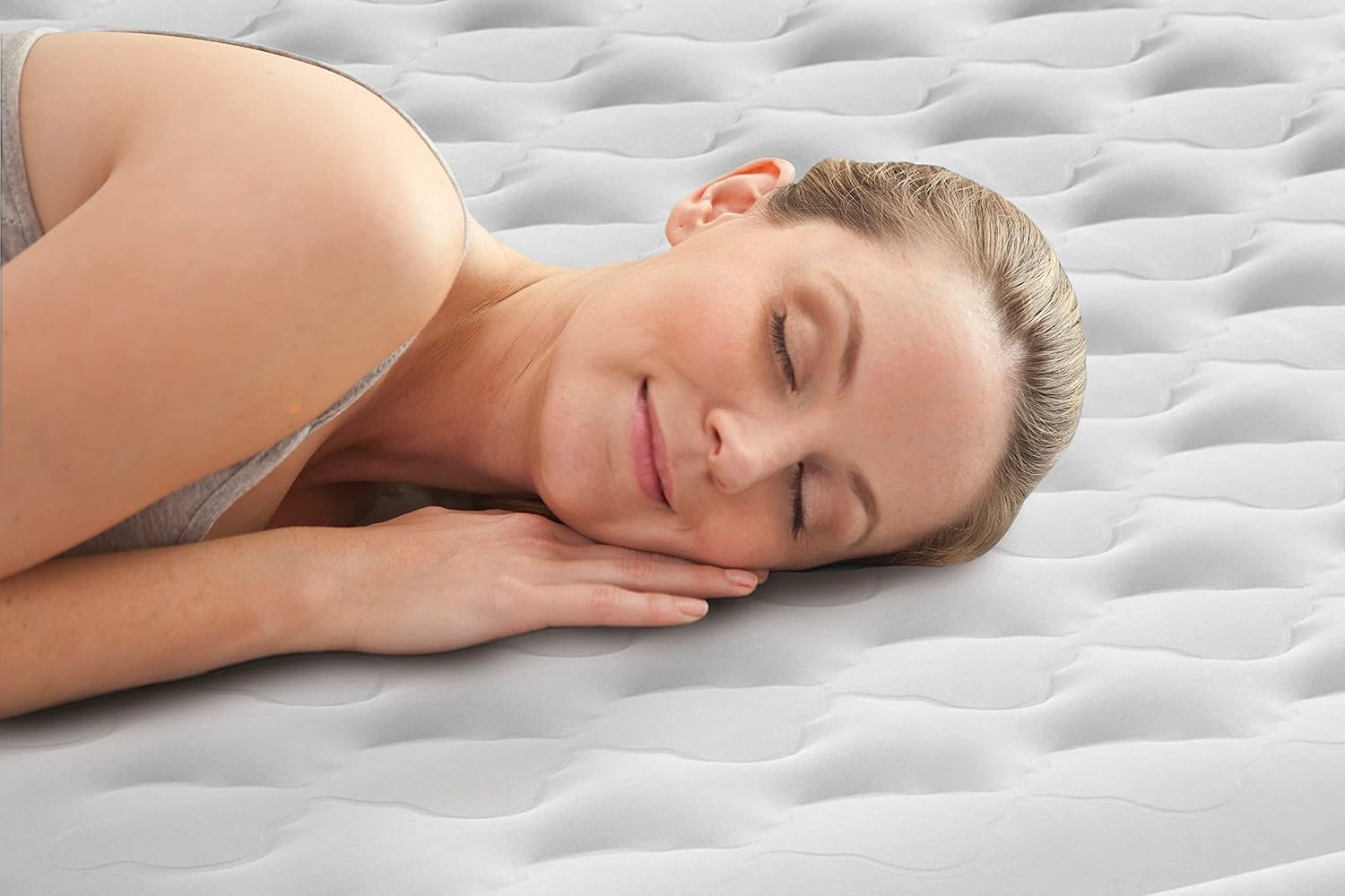 Intex 64428NP – Matelas gonflable ultra moelleux pour 2 personnes avec Fiber-Tech