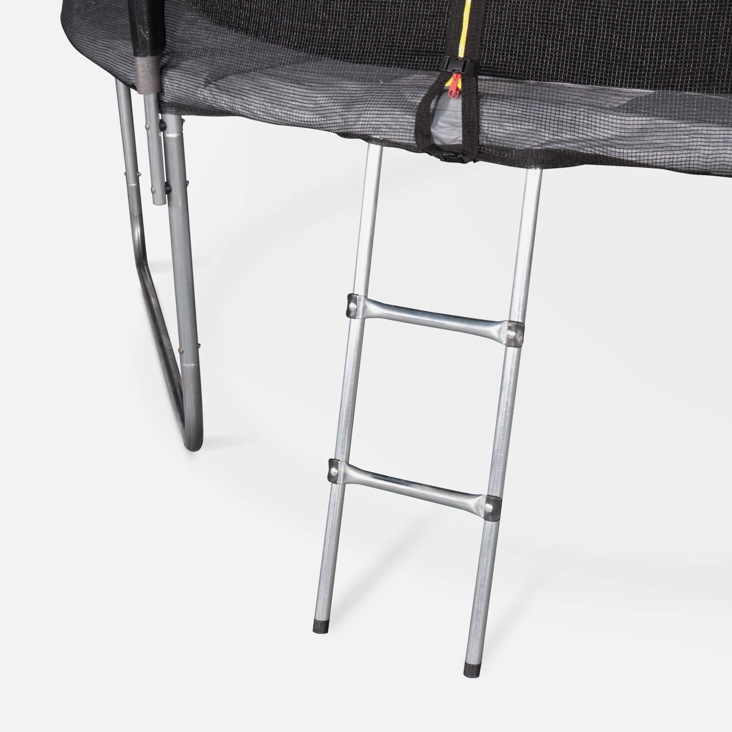 370 cm Trampolin mit Zubehörset, Grau