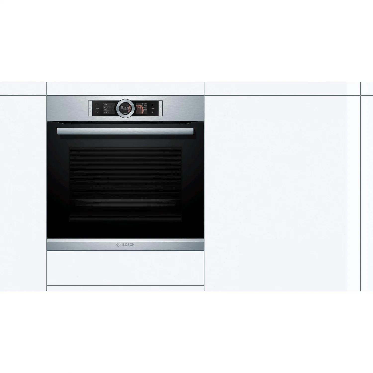Bosch HBG6764S1 Multifunktionsbackofen, 3,6 kW, 71 l, Klapptür, 13 Kochfunktionen, Energieeffizienzklasse A+ – Edelstahl