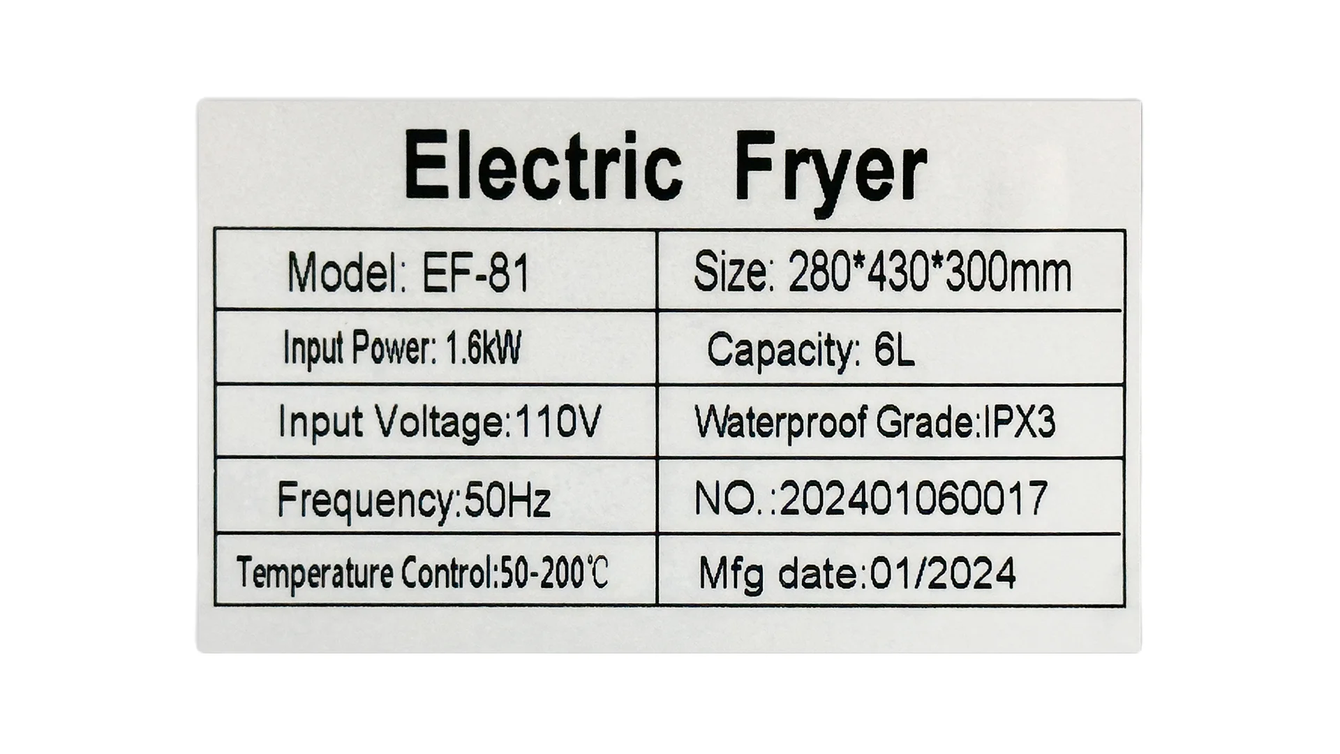 Friteuse électrique de 1600 W. Grande friteuse de comptoir en acier inoxydable. Friteuse multifonctionnelle robuste. Réservoir unique de 2,5 gallons (9,5 litres) de qualité professionnelle.
