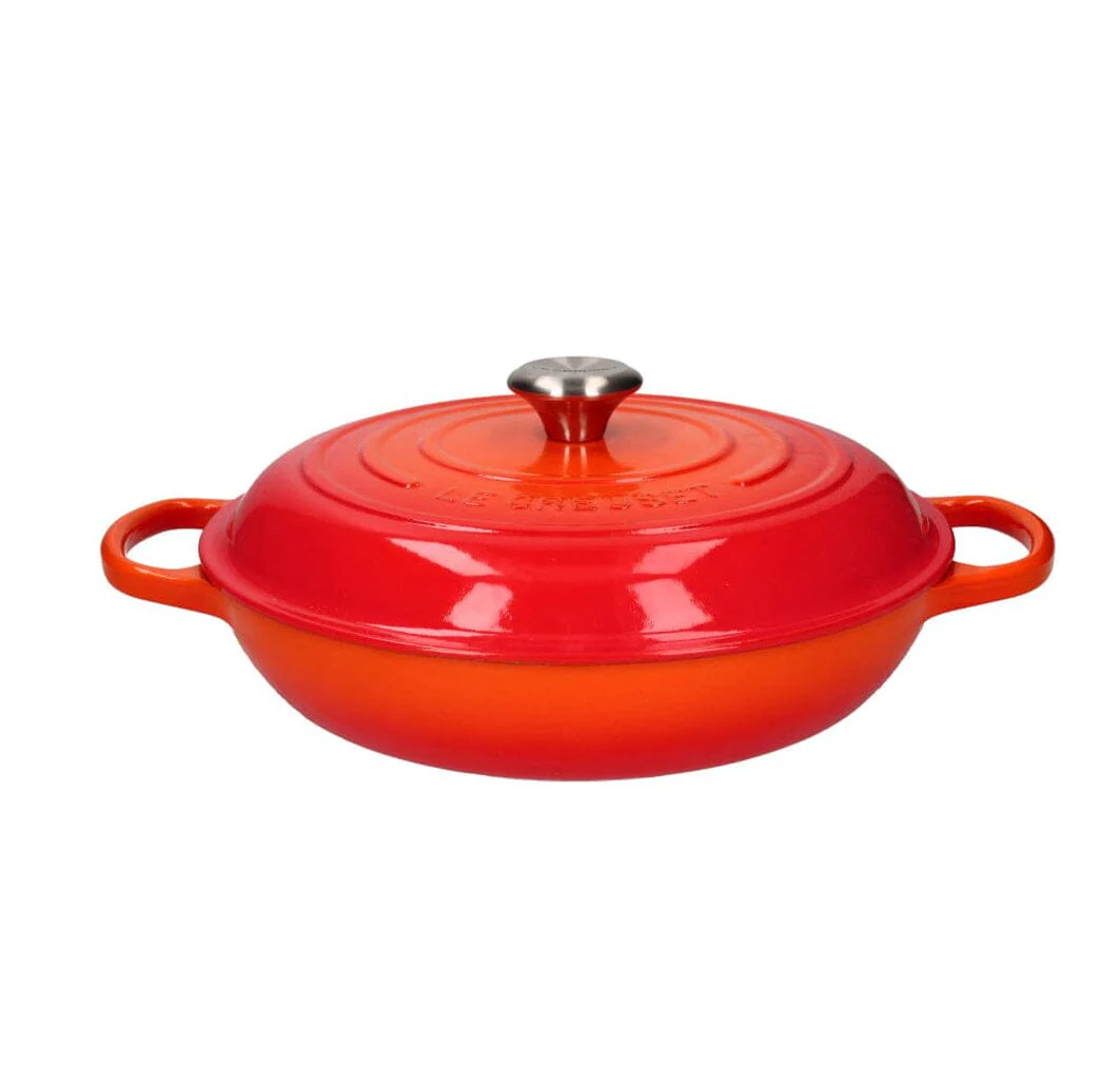 2025 Le Creuset - Campagnard rund gryde Orange Rød 30 cm 3,5 l