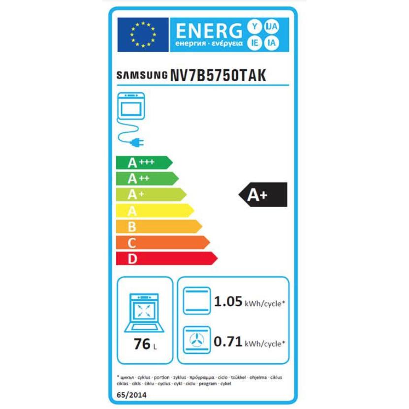 Samsung Pyrolyseofen A+ NV7B5750TAK
