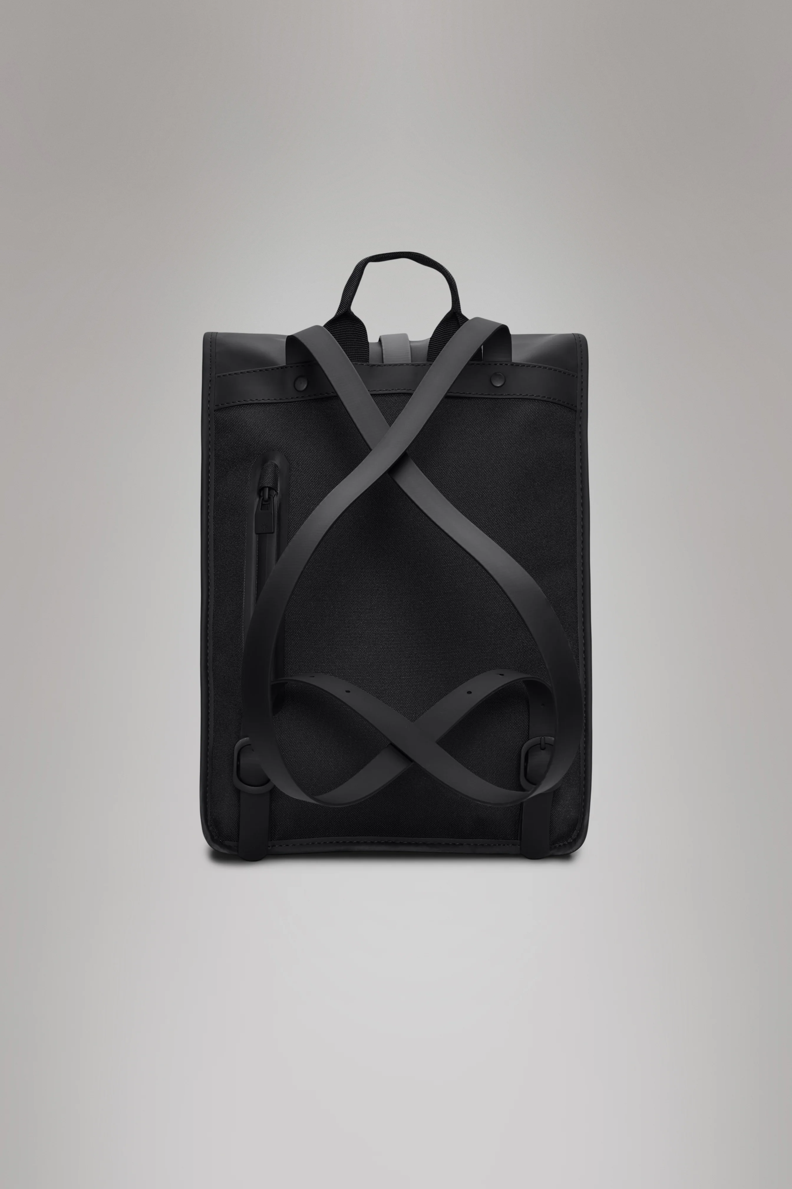 2025 Rolltop Rucksack Mini – Kompakt og vandtæt urban rygsæk med karabinhagelukning – PU-stof – Ideel til daglig pendling