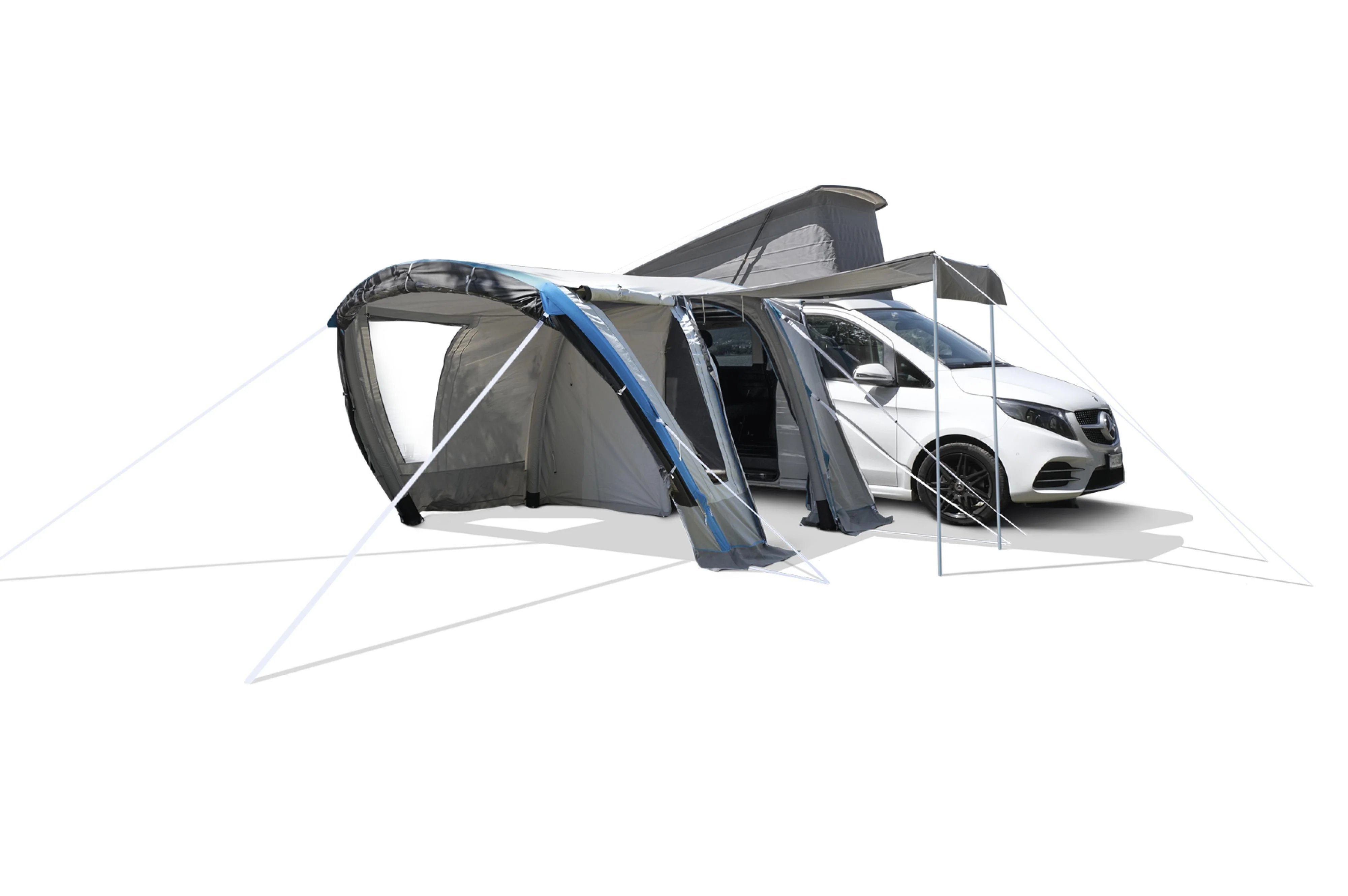 2025 Air Travel II A.I.R. TECH Oppusteligt Polybomuldstelt – til varevogne (Højde 180-210 cm)