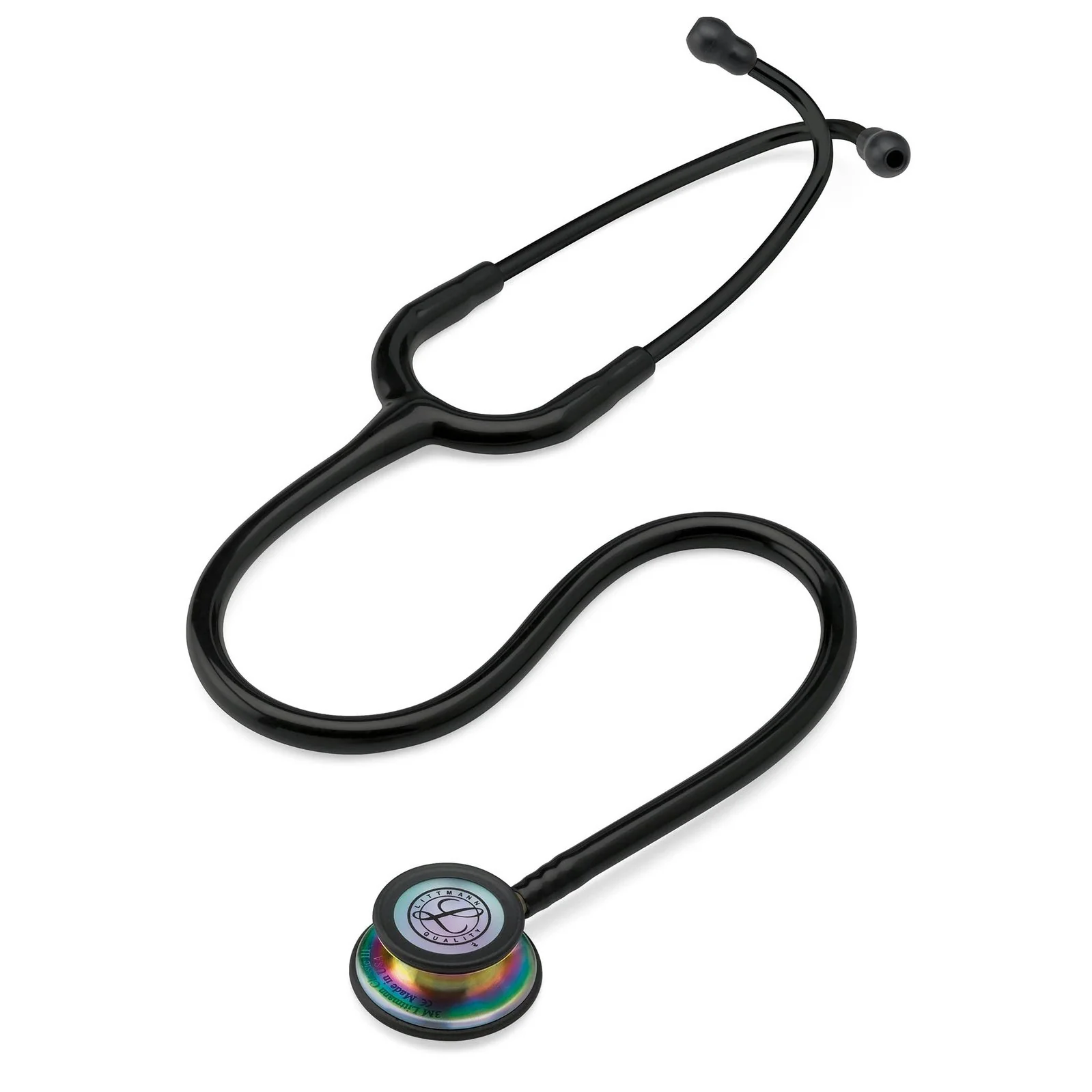 Stéthoscope de surveillance Littmann Classic III 2025 : Arc-en-ciel et noir 5870