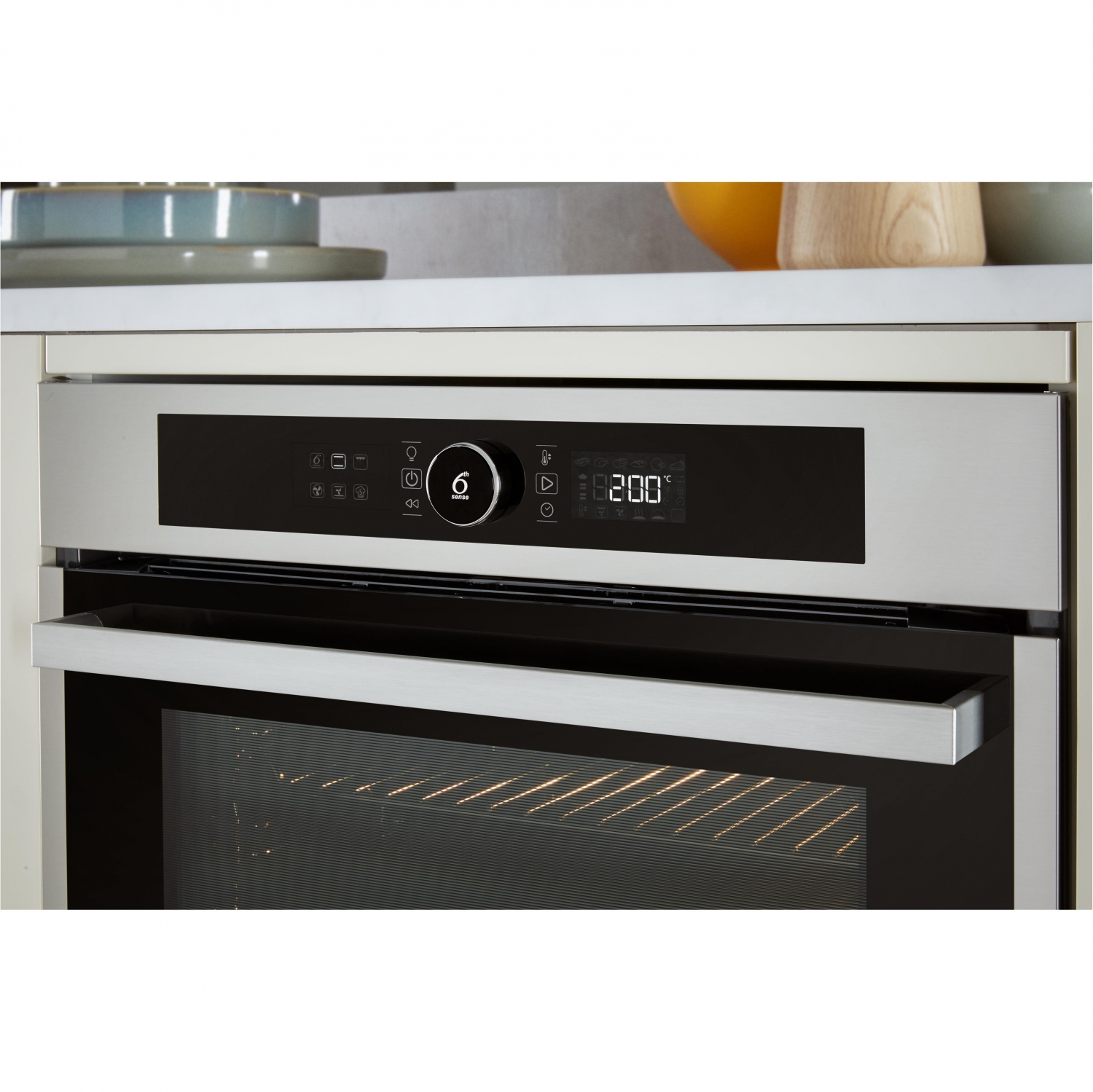 Whirlpool AKZ9797IX Multifunktionsbackofen, 73 l, Klapptür, 16 Kochfunktionen, Energieeffizienzklasse A+ – Edelstahl