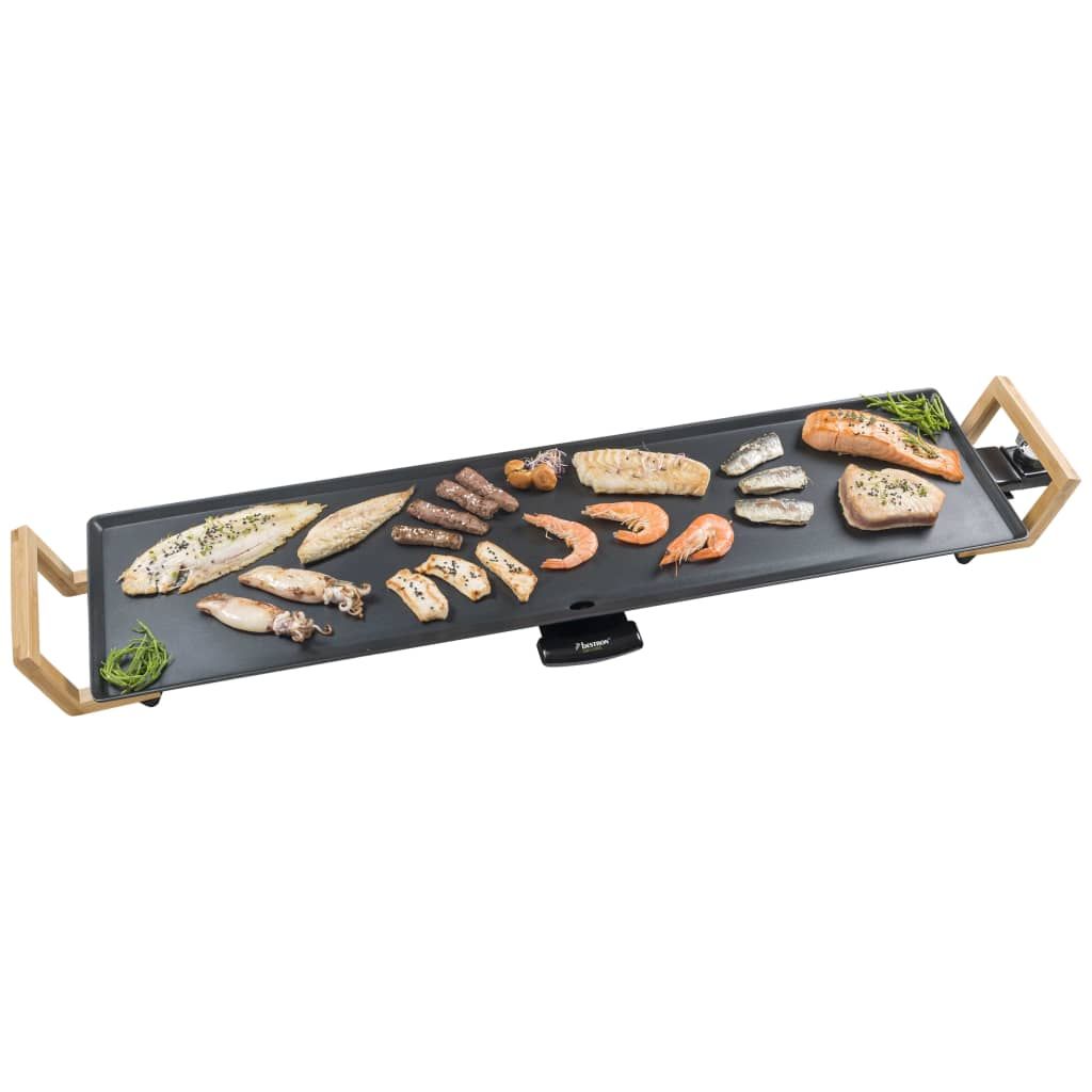 Asia Lounge Tischgrill Abp604bb Bambus XXL 90x23 cm Bestron