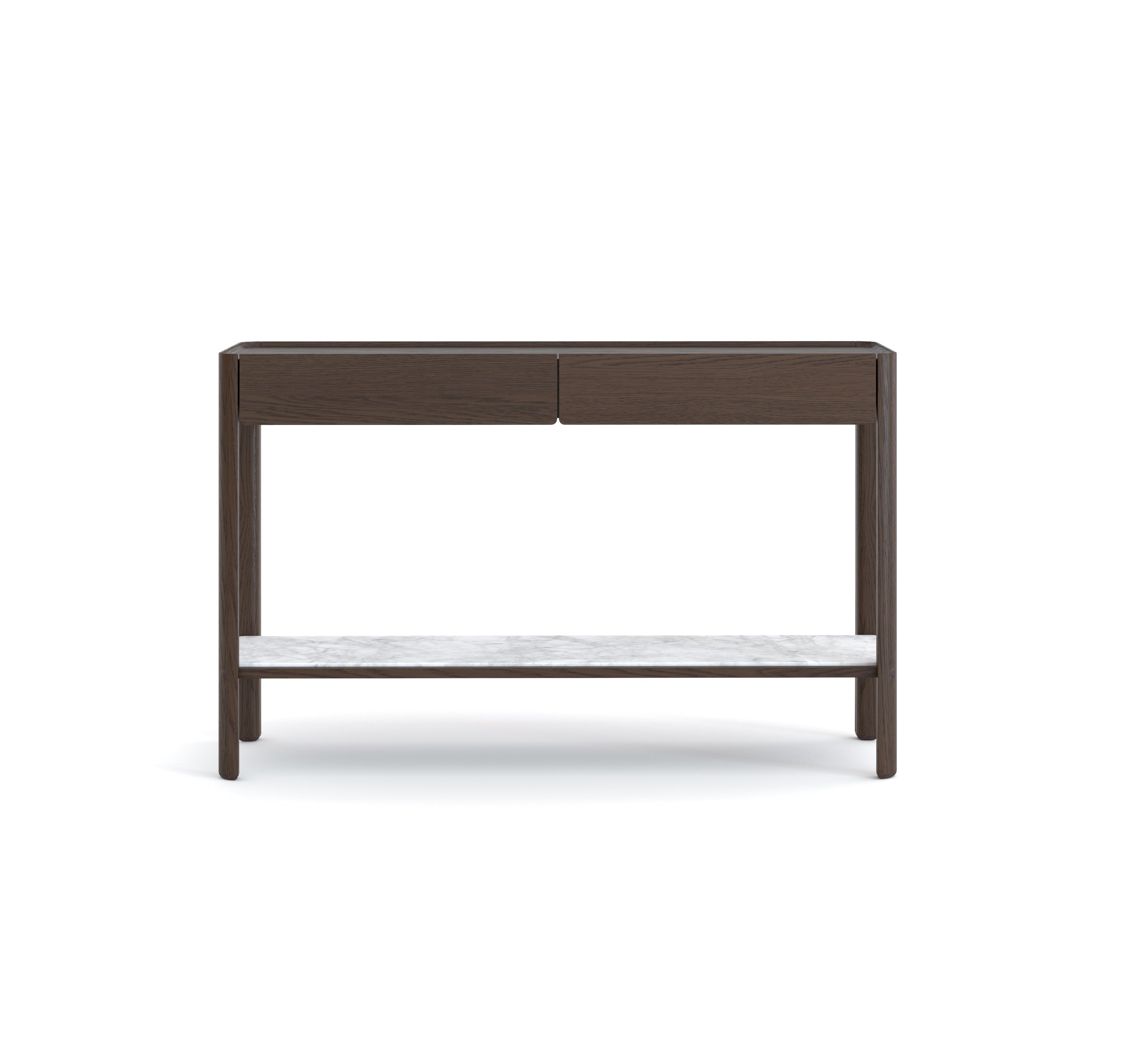 Nell Console | Espresso Oak with Stone