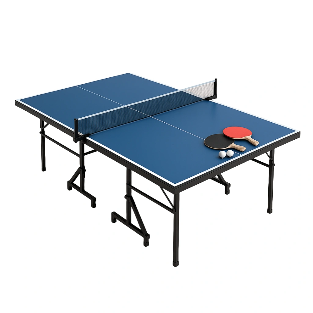 Table de ping-pong avec filet bleu 274 x 152,5 x 76 cm