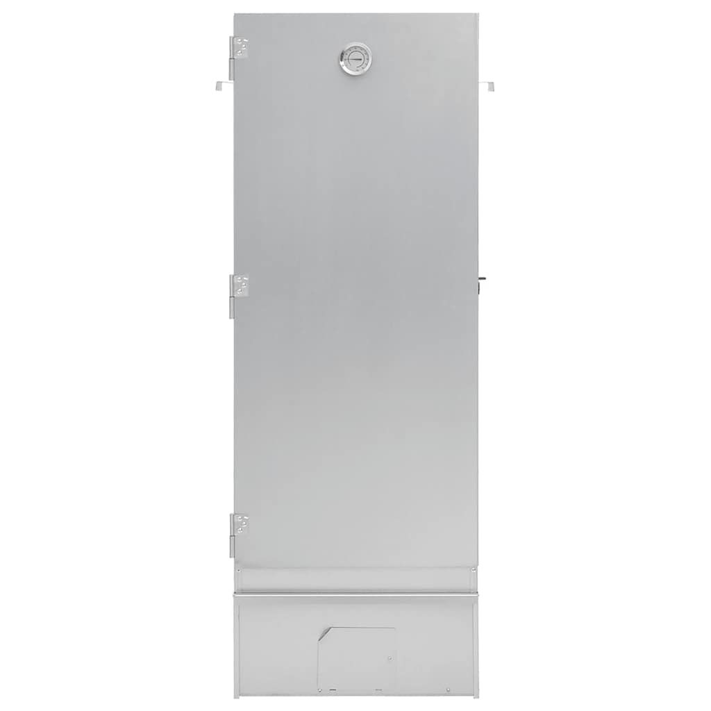 Räucherofen mit Holzspänen, verzinkter Stahl, 44,5 x 29 x 110 cm, Vidaxl