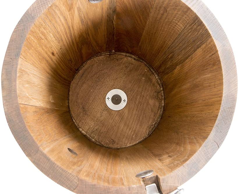 Sorbetière de campagne 2025 de 6 pintes – Cuve en bois classique – Manivelle