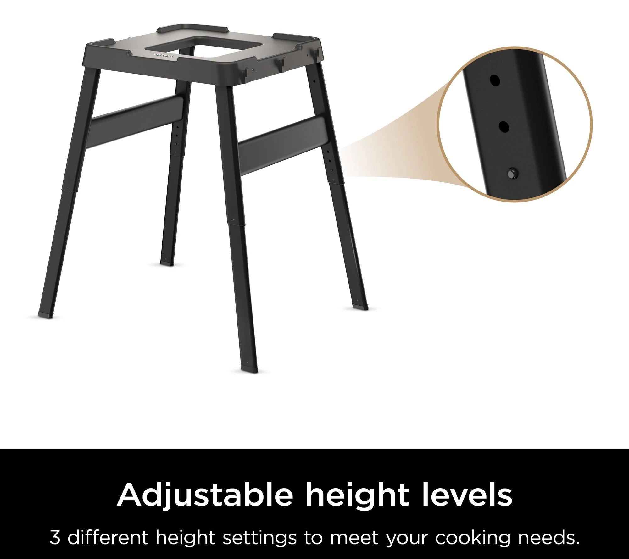 2025 Ninja Woodfire 7-i-1 udendørs elektrisk grill med ryger og airfryerfunktion – grå