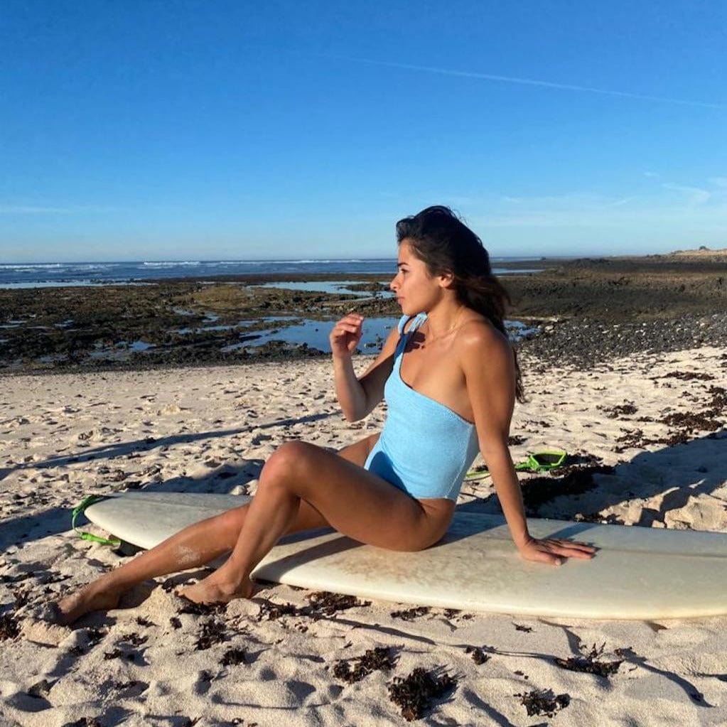 Penelope Tie Shoulder One Piece Swimsuit