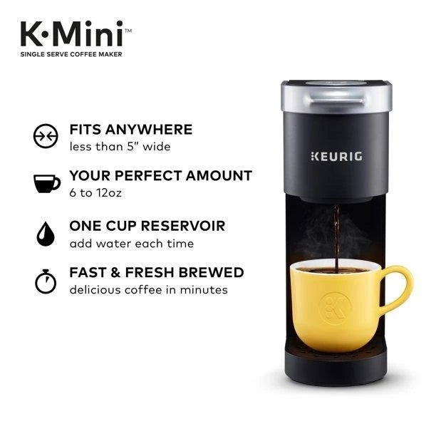 Keurig K-Mini Kaffeemaschine, für eine Tasse, schwarz