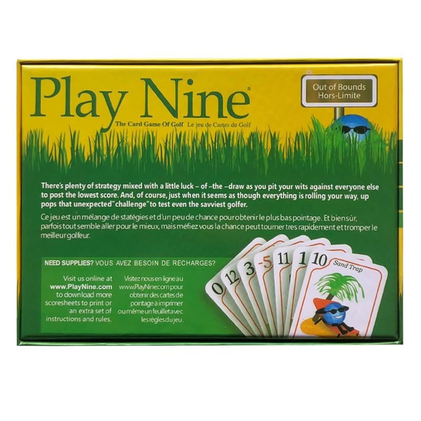 Tysmin Laoniu Family Games — Un jeu de cartes amusant inspiré du golf, idéal pour les réunions de famille et entre amis