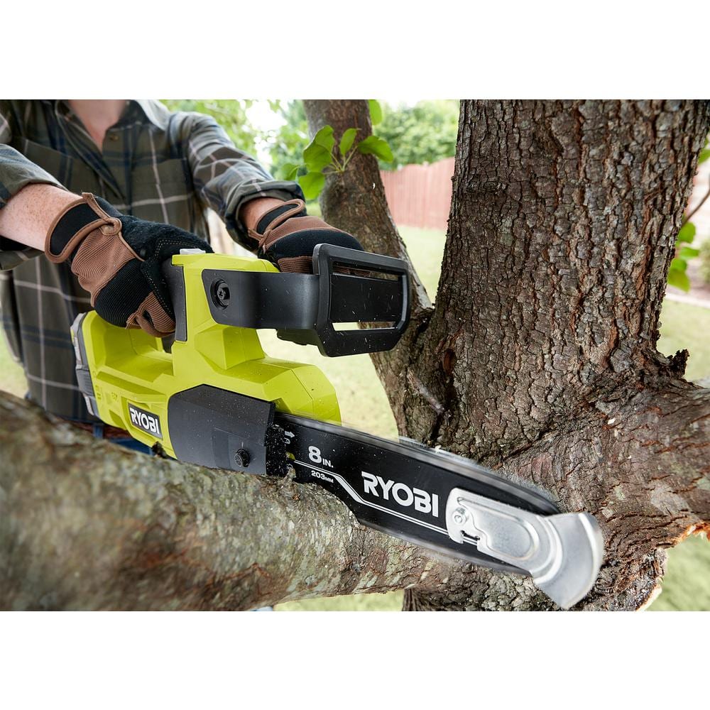 2025 RYOBI ONE+ 18V 8-Zoll Akku-Gartensäge (nur Gerät) P5452BTL