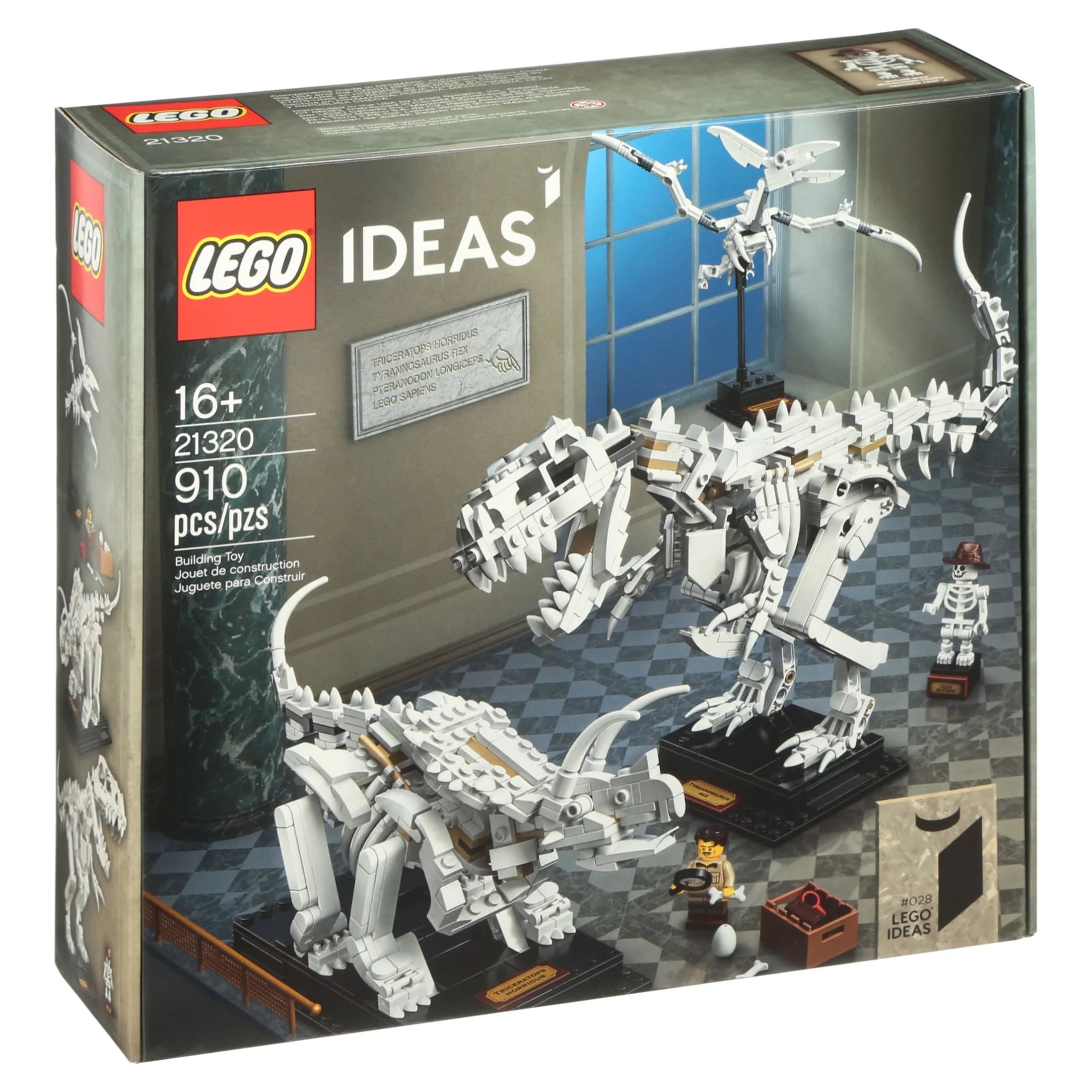 LEGO Ideas 21320 Dinosaurierfossilien – Bauset (910 Teile)