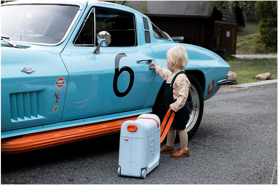 Kinder-Handgepäckkoffer und Flugbett – Hilft Ihren Kindern, sich im Flugzeug zu entspannen und zu schlafen – Von mehreren Fluggesellschaften zugelassen – Ideal für Kinder von 3 bis 7 Jahren
