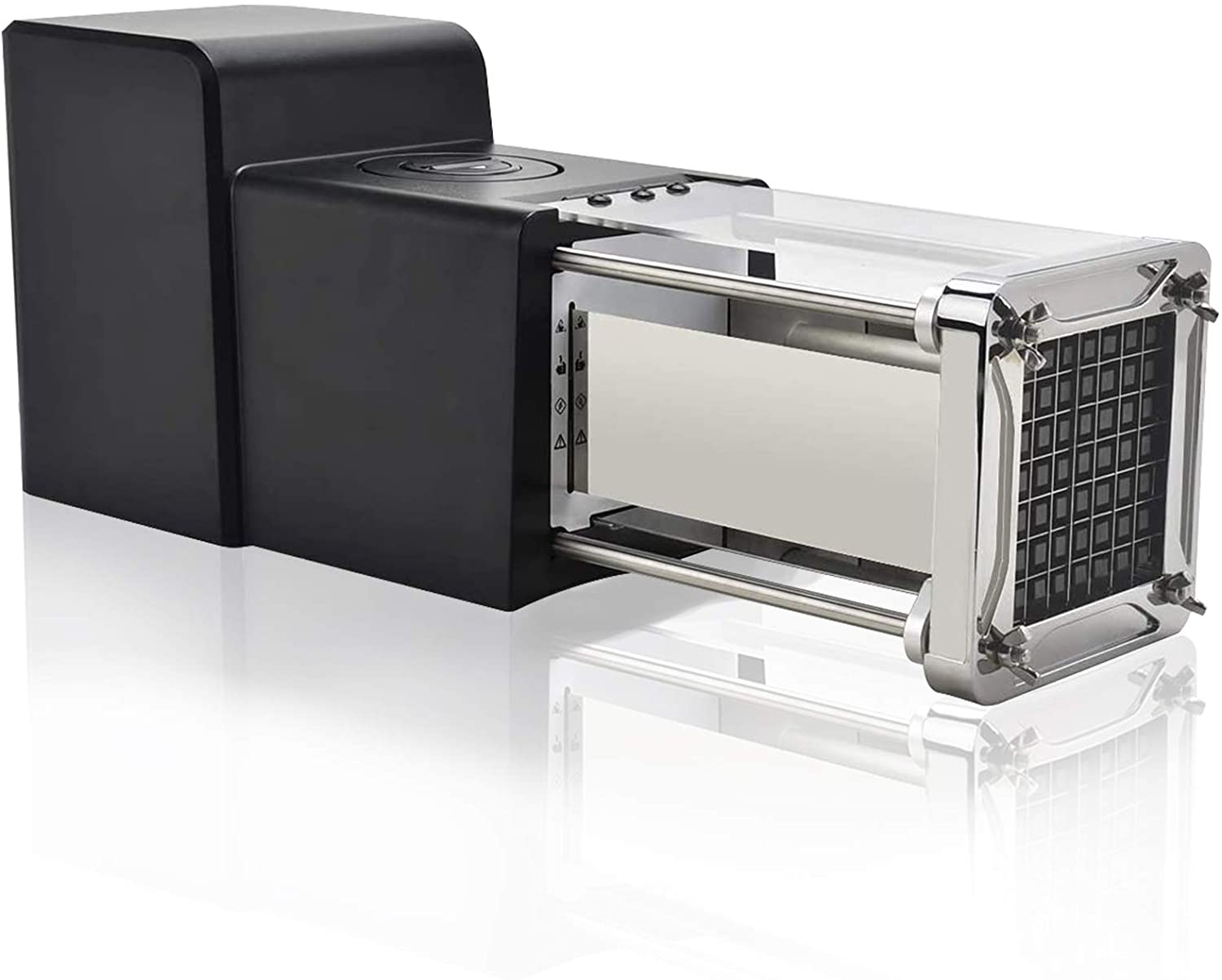 Elektrischer Pommes-Frites-Schneider in Profiqualität mit 1/2 Zoll Edelstahlklinge – perfekt für Kartoffeln, Karotten und Gurken