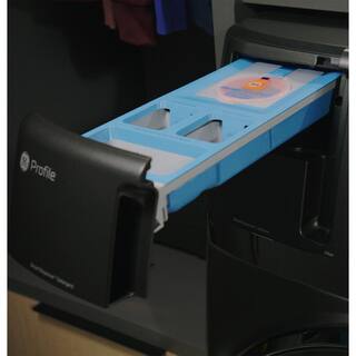 2025 GE Profile 4,8 cu ft ultrahurtig kanalfri varmepumpe vaskemaskine/tørretumbler kombination – kulstofgrafit