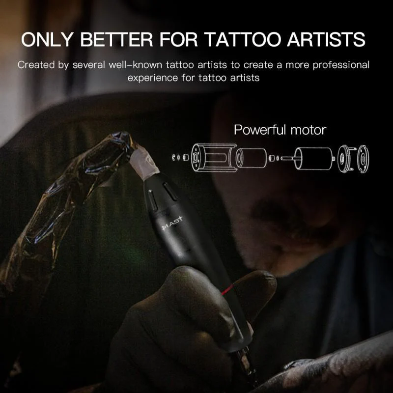 Dragonhawk Mast Pen-type roterende tatoveringsmaskine