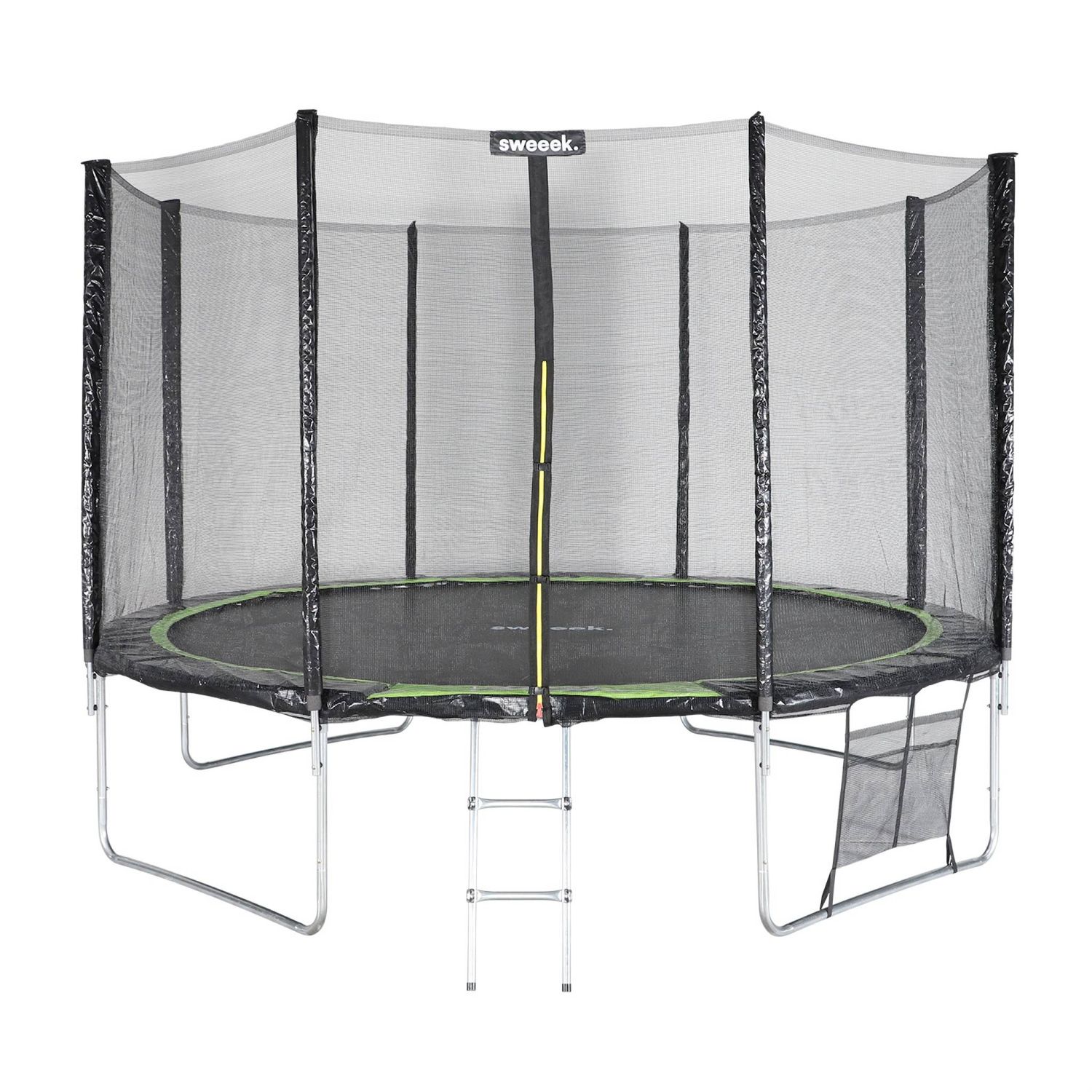 Trampolin mit Zubehörset, 370 cm, Grün