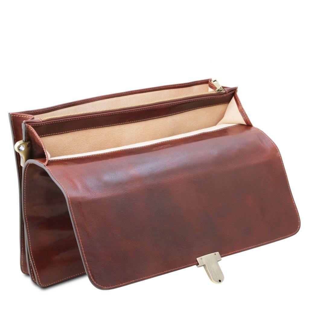 Assisi - Leather briefcase 3 compartments | TL141825
