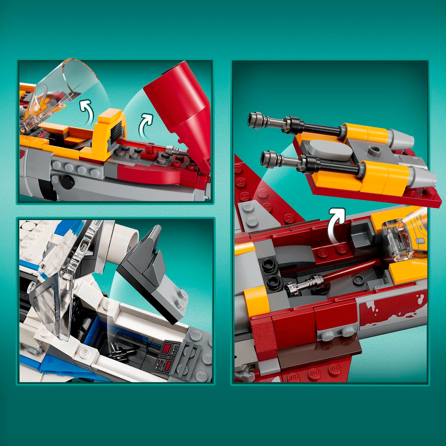 LEGO Star Wars: Ahsoka New Republic E-Wing vs. Shin Hati Starfighter 75364