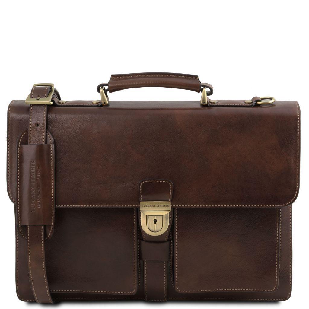 Assisi - Leather briefcase 3 compartments | TL141825