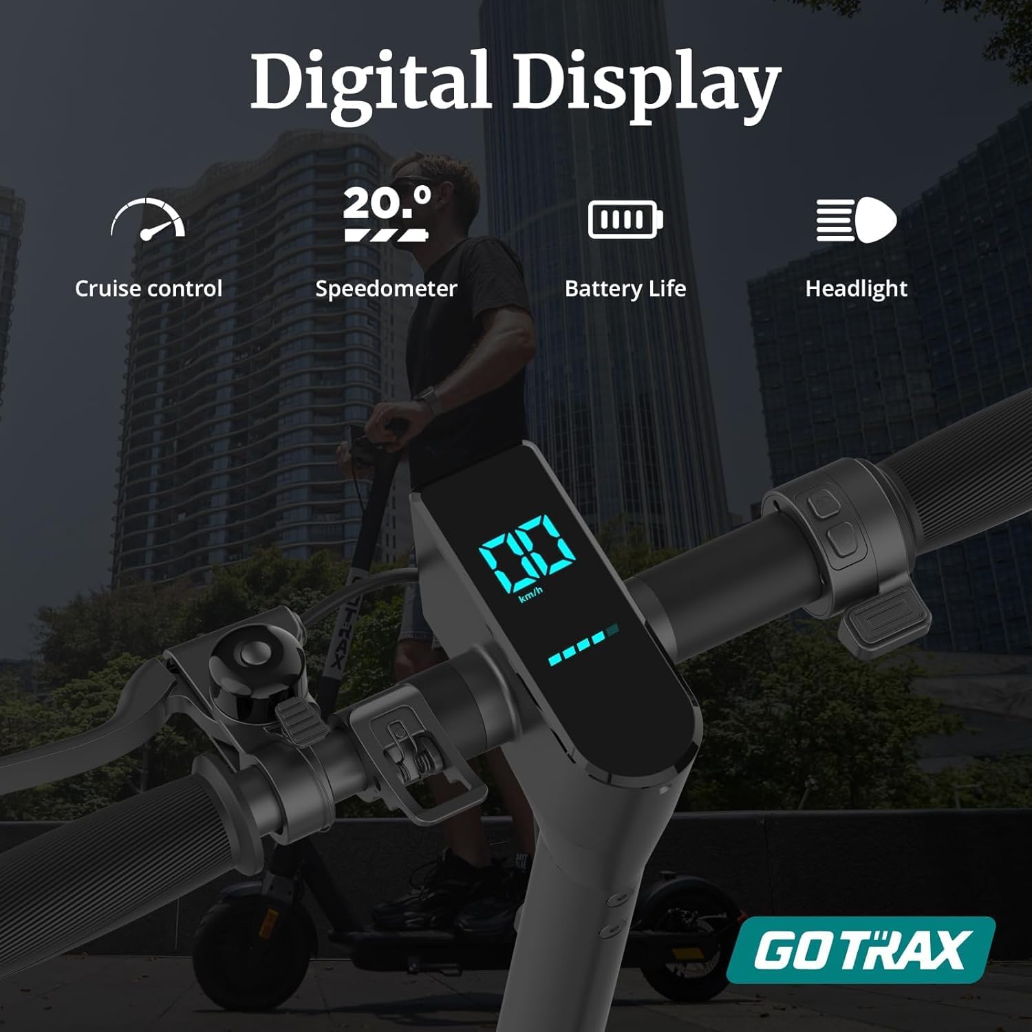 Trottinette électrique pour adultes, roues pneumatiques de 8,5 pouces, autonomie maximale de 14/18 miles, vitesse maximale de 15,5/18 mi/h, moteur de 300 W, avec régulateur de vitesse, pliable