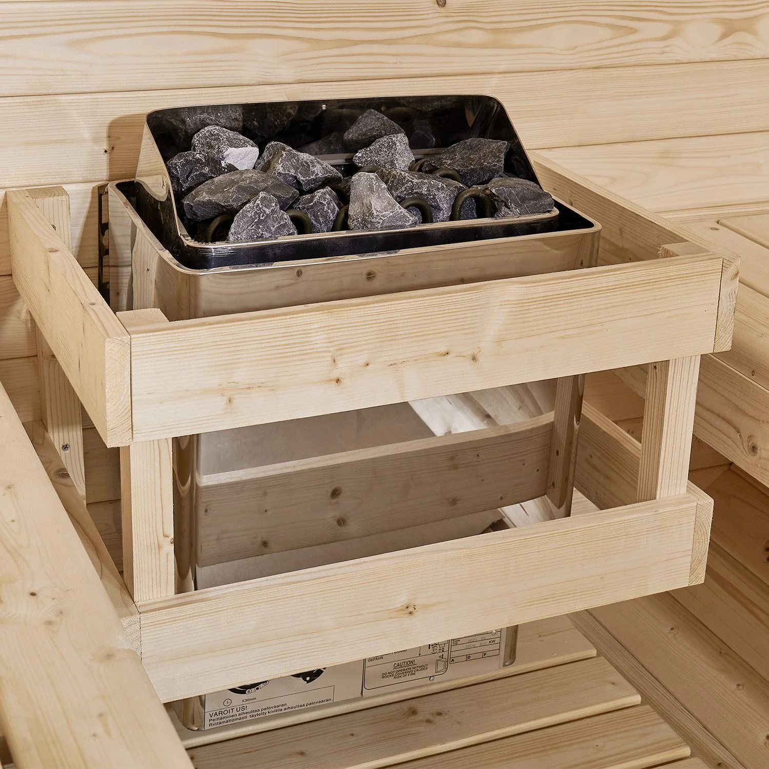 2025 Spitzbergen Fasssauna mit Saunaofen