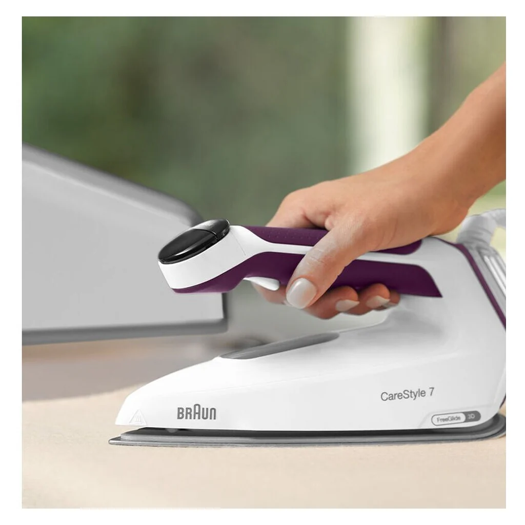 Braun CareStyle 7 IS 7266 VI 2700 W Dampfbügelstation mit EloxalPlus Violett Bügelsohle (Modelljahr 2025)