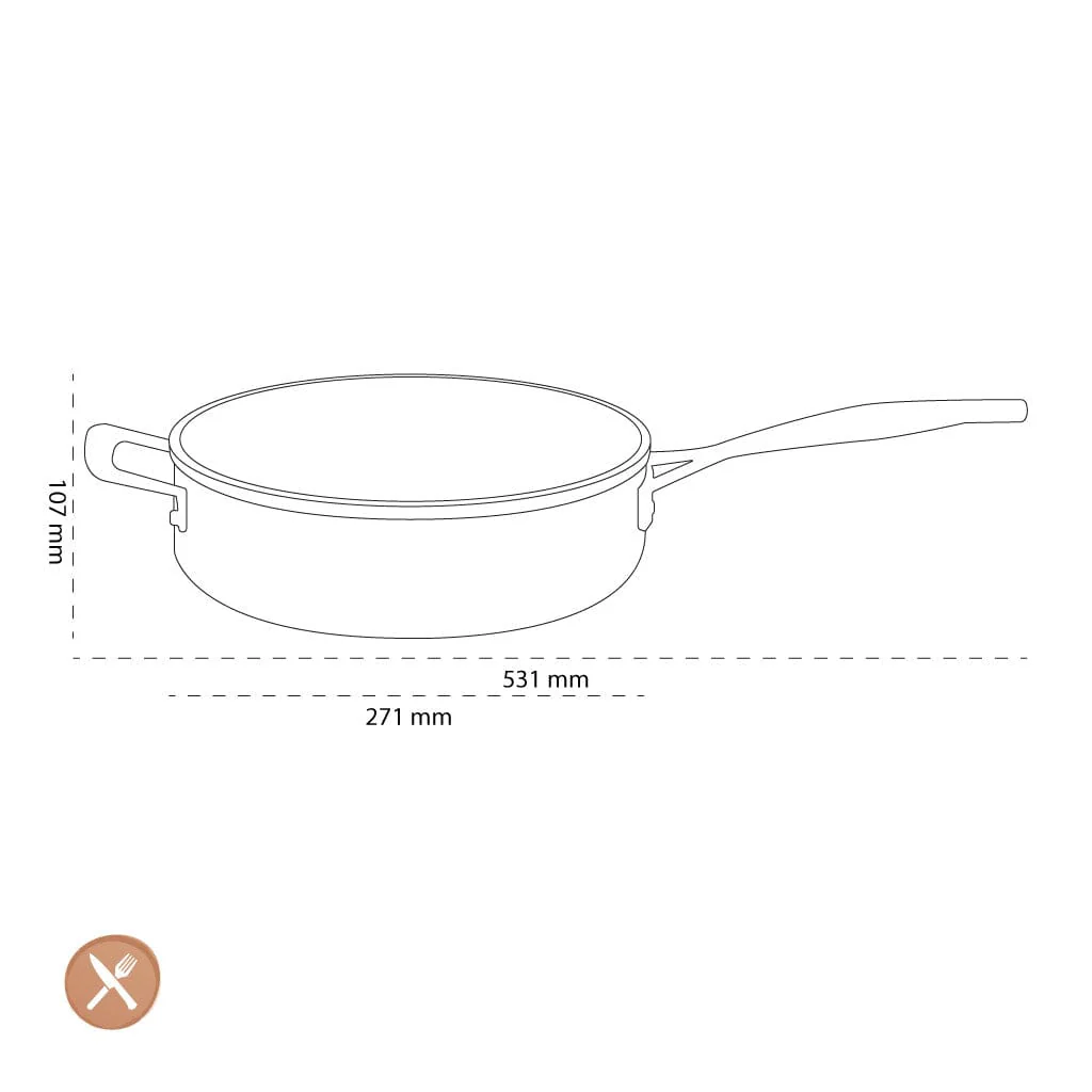 2025 Le Creuset - Topf mit zusätzlichem Griff 26 cm 3,8 l