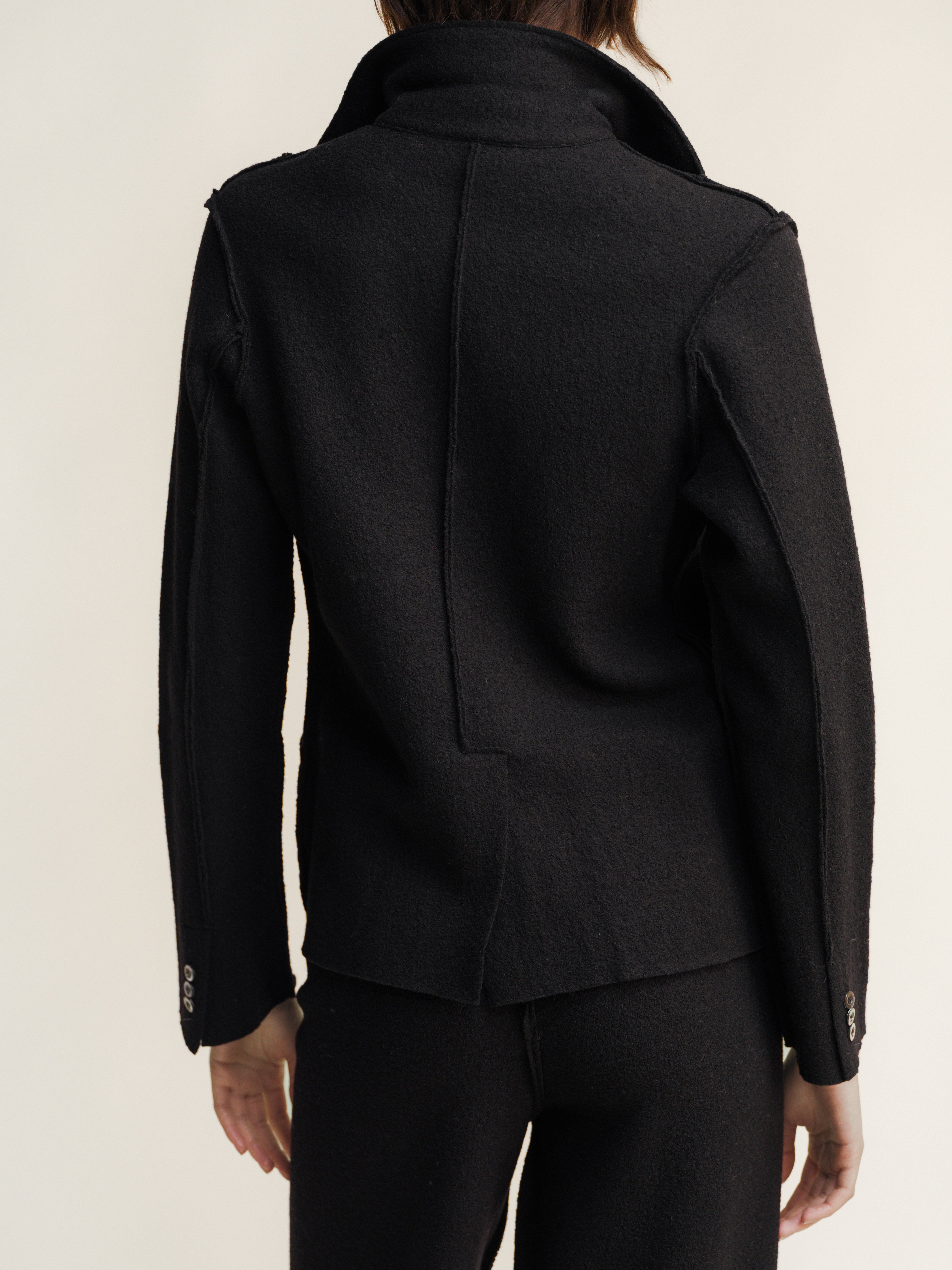 Boiled Wool Bar Jacket