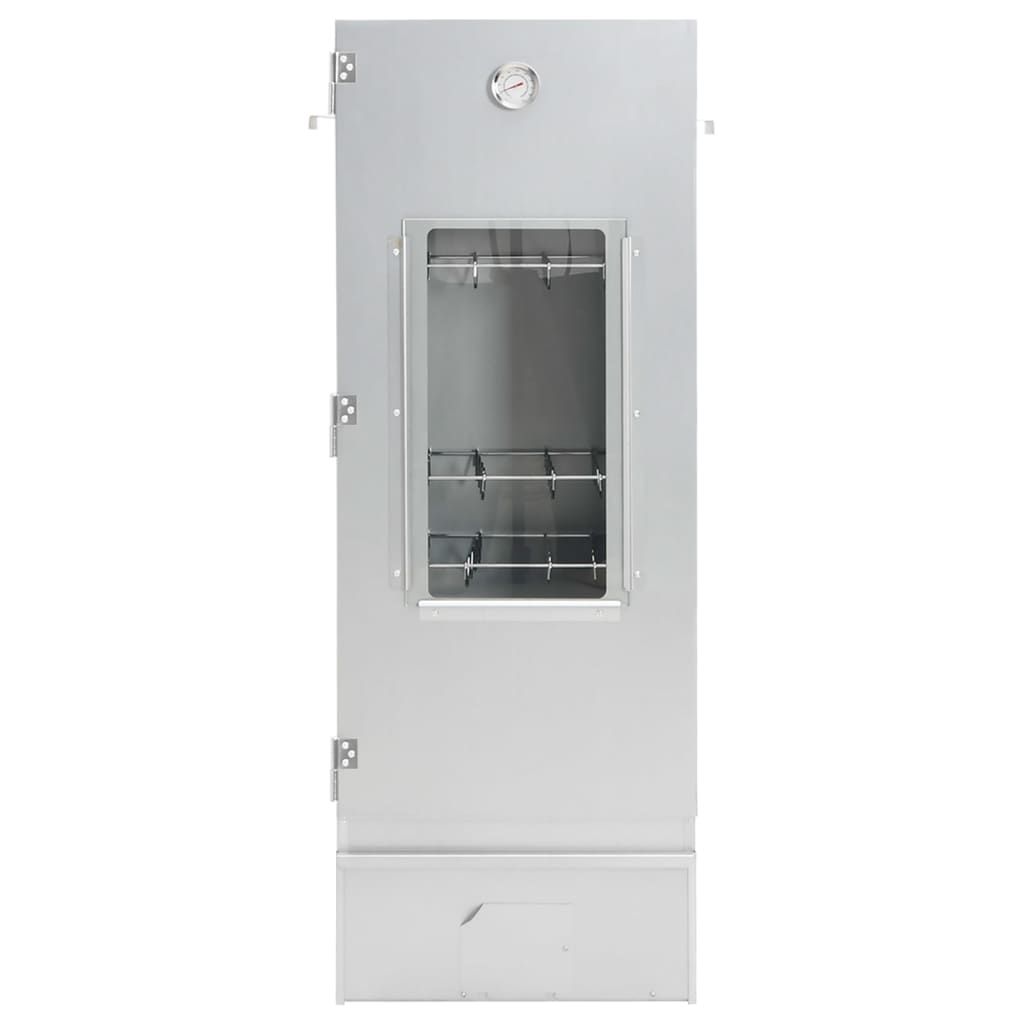 Four fumoir pour barbecue Vidaxl avec générateur de fumée froide en acier galvanisé