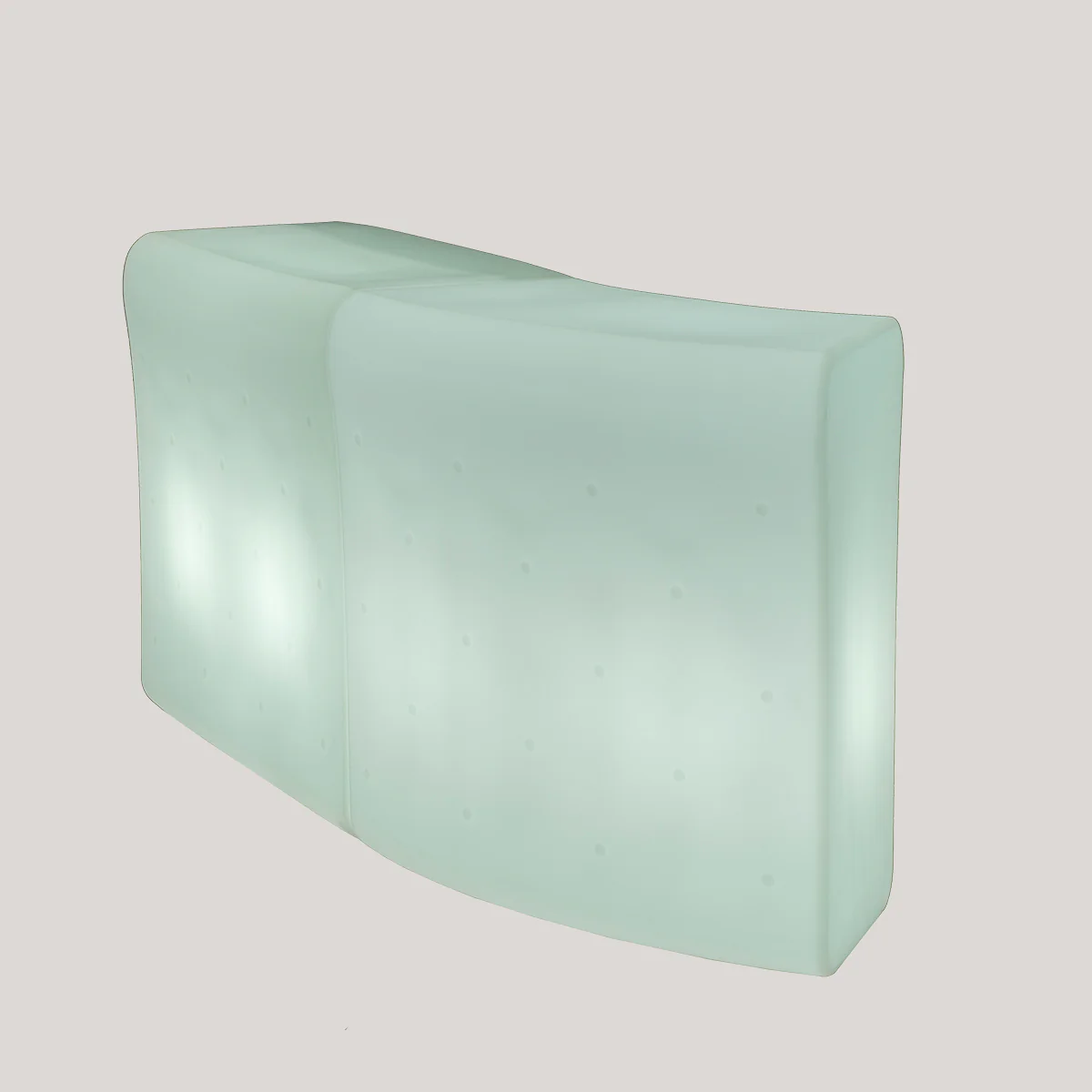 Gebogene Bartheke mit Beleuchtung Ibiza 120