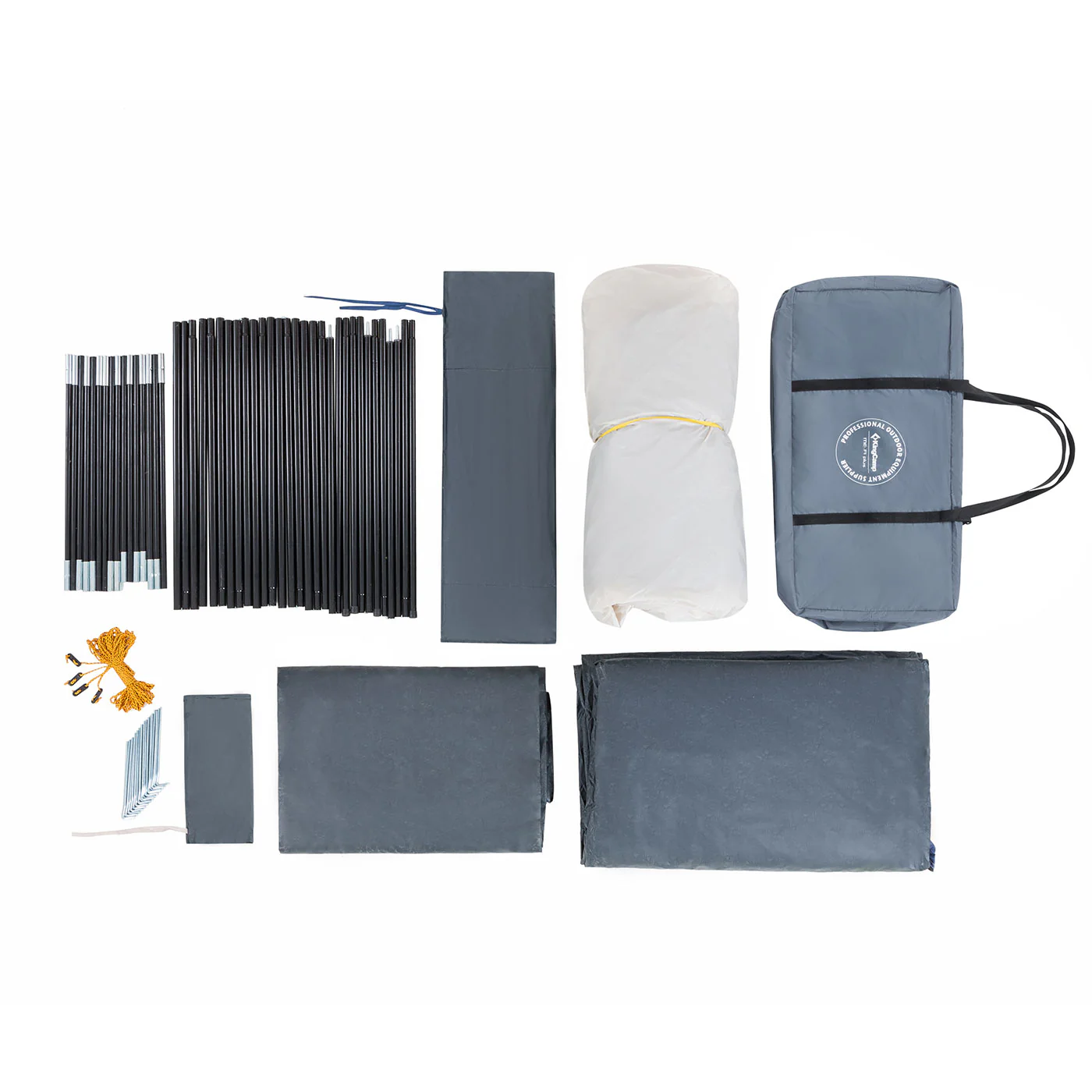 2025 KingCamp Meilfi Plus – Modernes, freistehendes Familienzelt mit einer hohen Innenhöhe von 220 cm