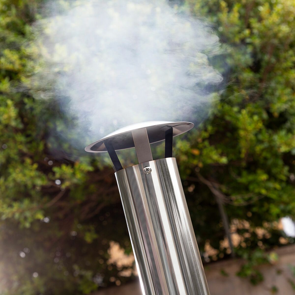 Innovagoods Pellet-Pizzaofen mit Zubehör, Holz, 42 x 81 x 80 cm, Schwarz