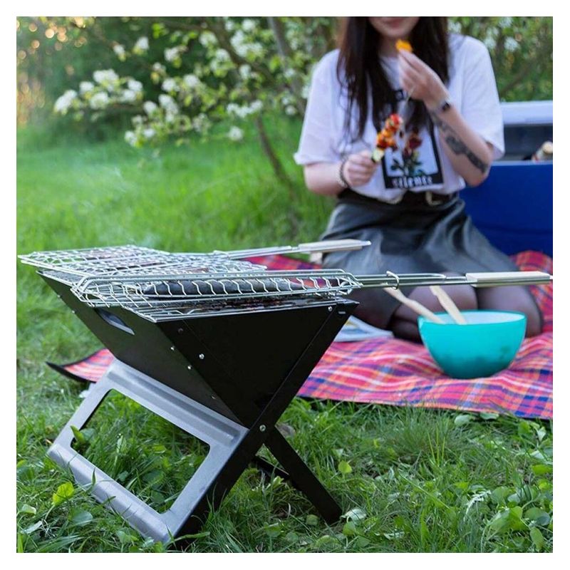 Fischgrill für Barbecue, 71 x 14 cm, Einzelgrill