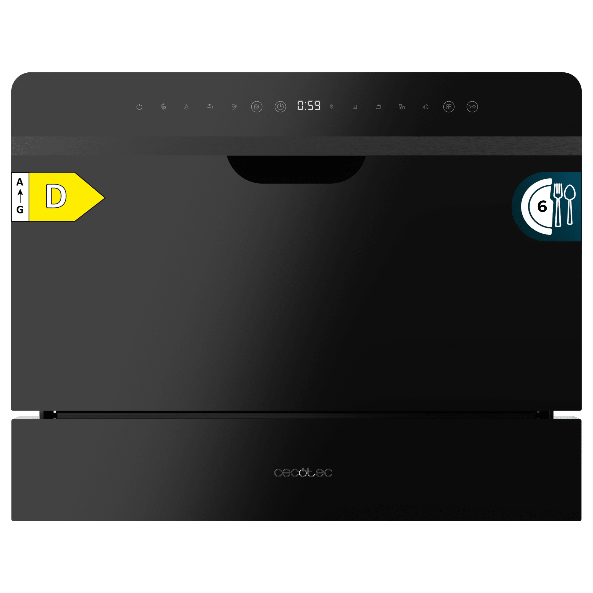 Bolero Aguazero 2500 S-BI Schwarzes Glas