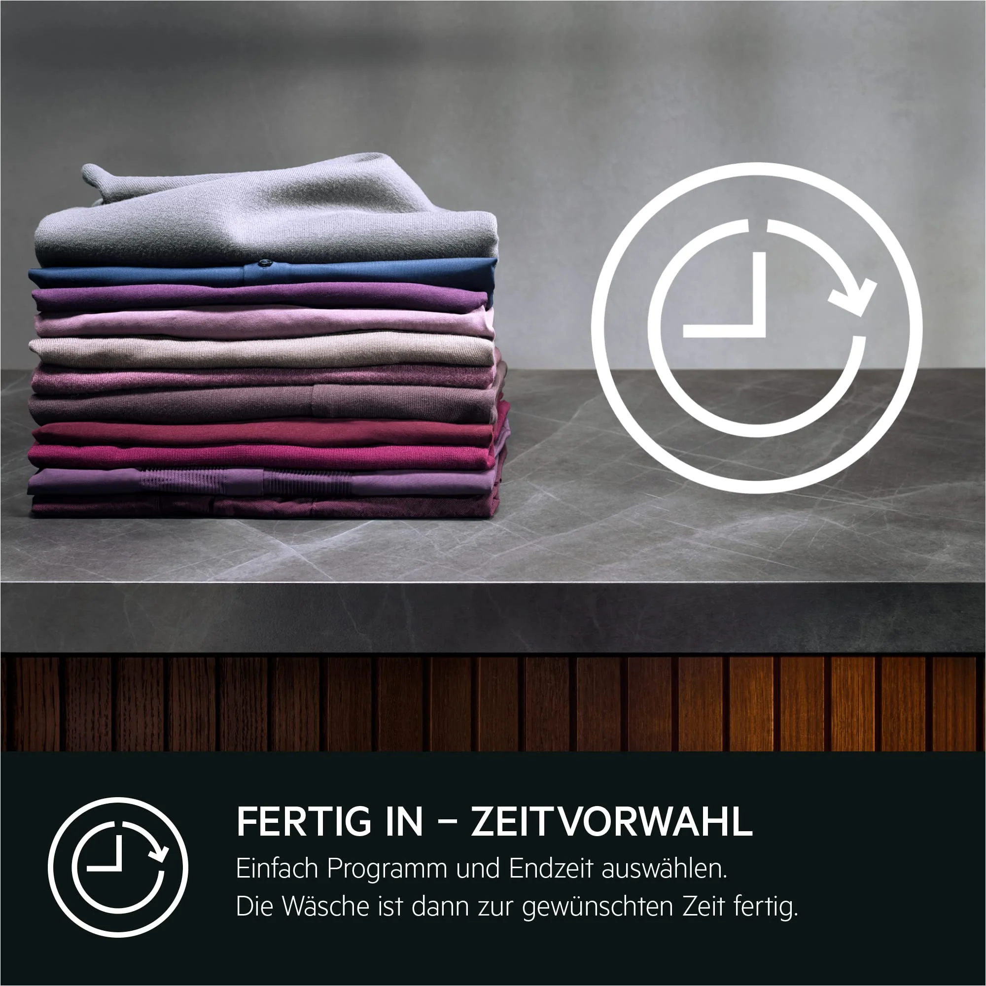 Waschmaschine der AEG ProSteam 7000 Serie (Modelljahr 2025): Erfrischende Dampffunktion. 9 kg Fassungsvermögen. Leiser Betrieb. Automatische Beladungserkennung. 20 % Wasserersparnis. Wäschezuführungsfunktion. Wasserstoppfunktion. Schleuderdrehzahl 14