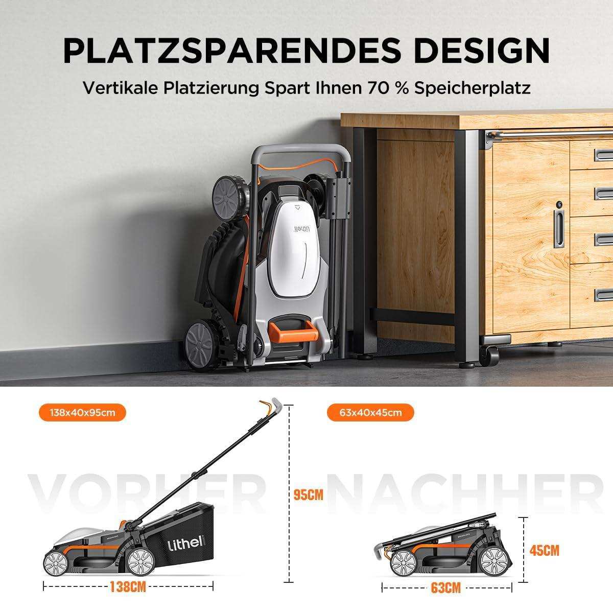 2025 Handy+ 20V U20 4,0 Ah SE Akku-Rasenmäher (ohne Akku)