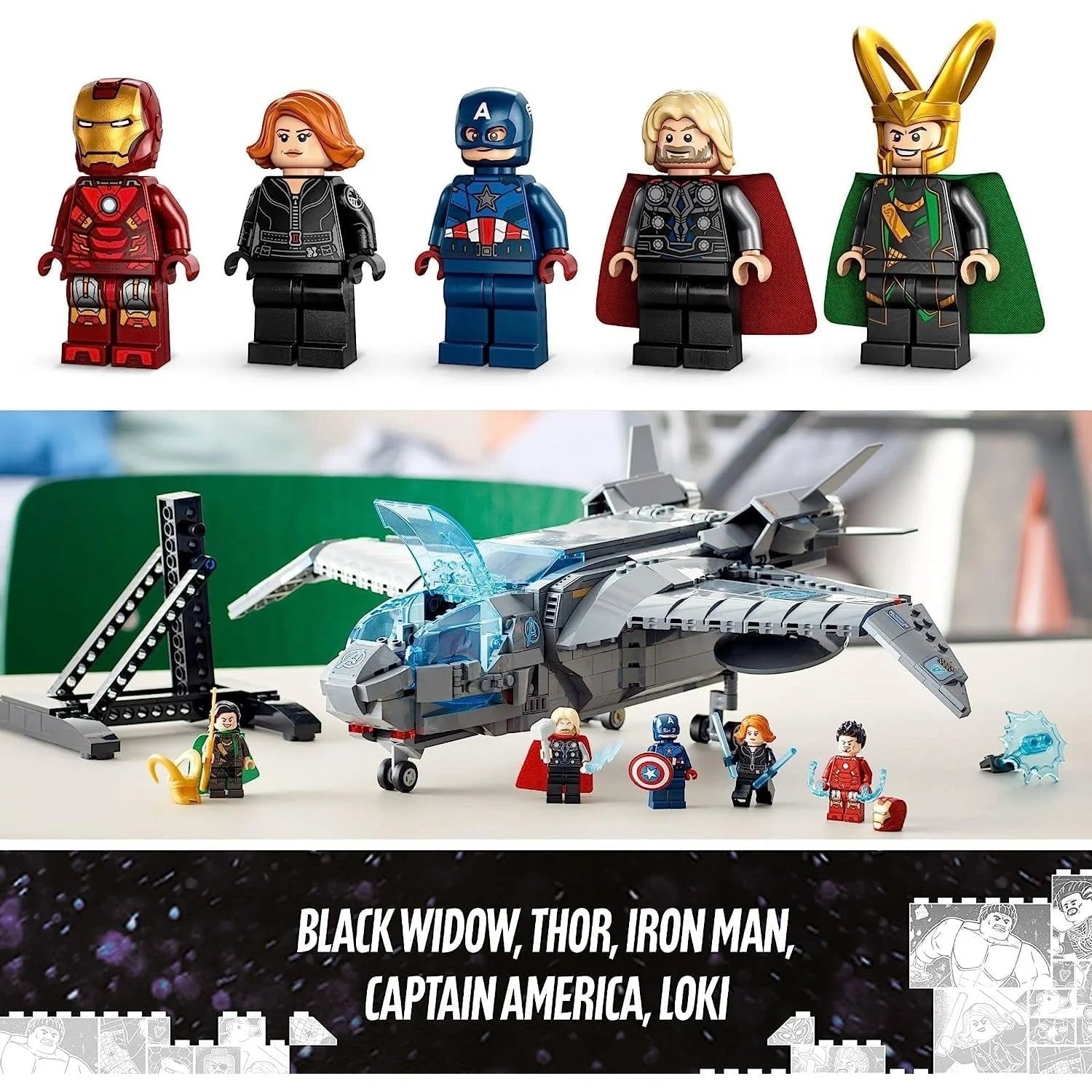 Lego Marvel The Avengers Quinjet 76248