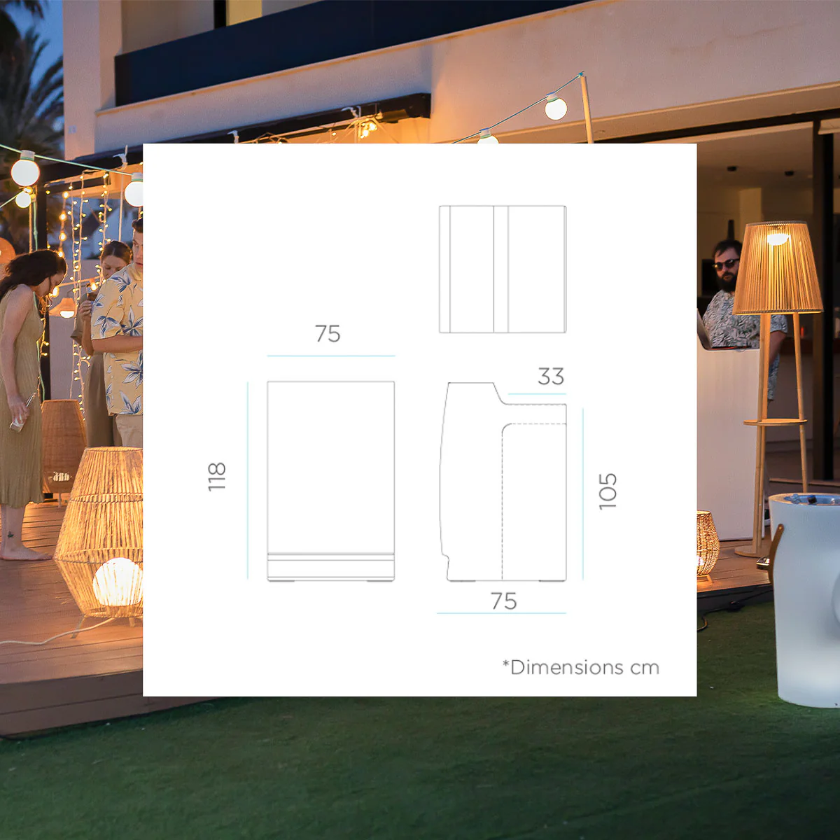 Sicilia 75 Doppelte Bartheke